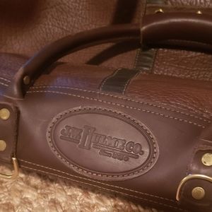 J. W. Hulme split grain leather carryon